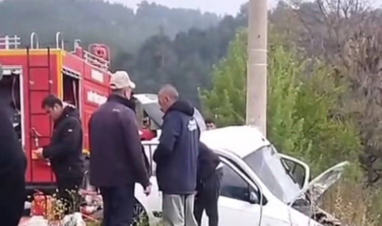 Denizli'de kaza: 2 ölü, 1 yaralı