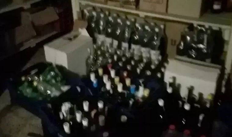 Tekirdağ'da 286 litre kaçak ve sahte içki ele geçirildi