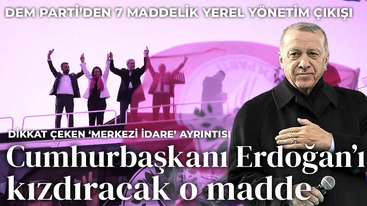 DEM'den 7 maddelik 'süreç' açıklaması